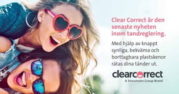 ClearCorrect reklambild av två kvinnor - Clear Correct